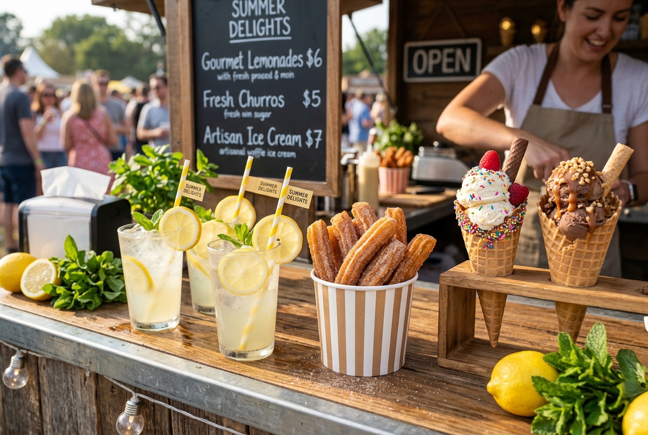 Refreshment food stand