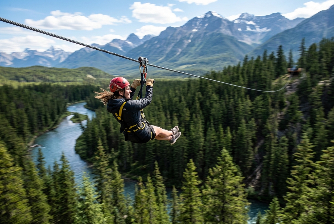 RIPRIDE Zipline flyer